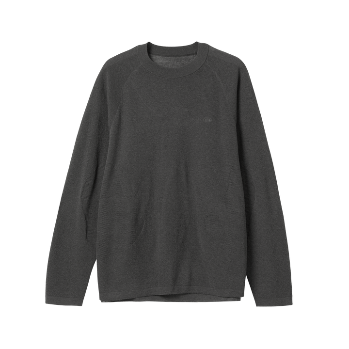 ルーズ細番手丸首長袖TシャツNLBLCTX013