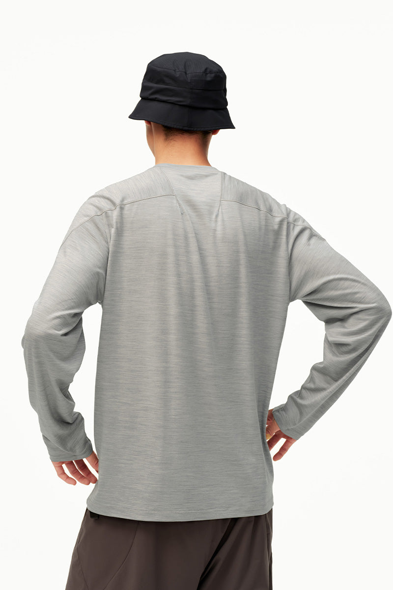 ウール長袖Tシャツ NLBLCTX019