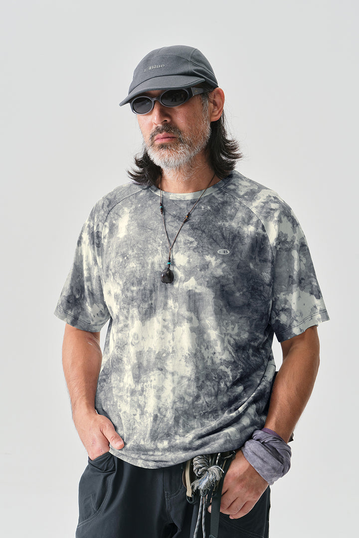 テナガザル柄メリノウール半袖TシャツNLBLDTX041
