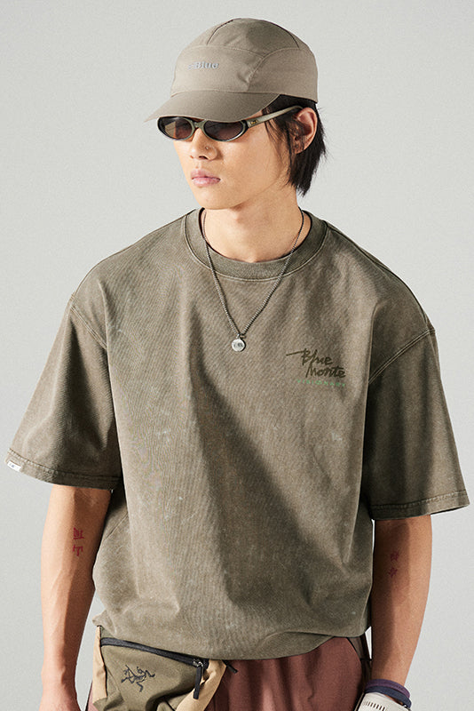 ラウンドネックTシャツ