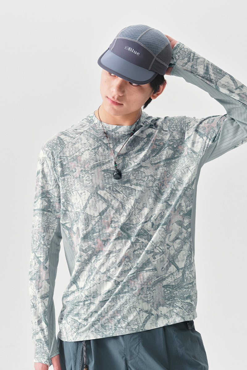 COOLMAX速乾フルプリント長袖TシャツNLBLCTX011