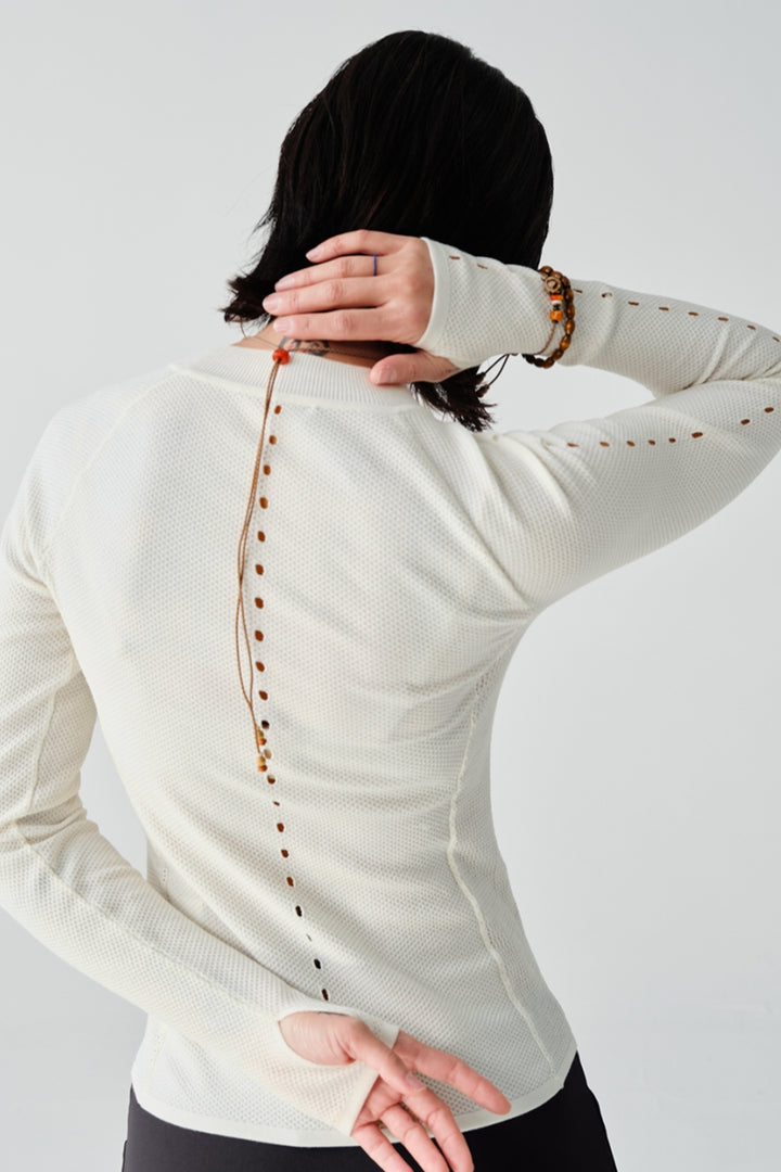 オープンワーク編みロングスリーブウィメンズNLBLAZS003