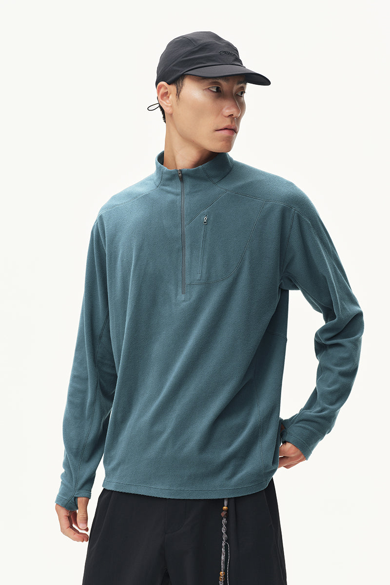 POLARTEC ハーフジップスウェット NLBLAWY010