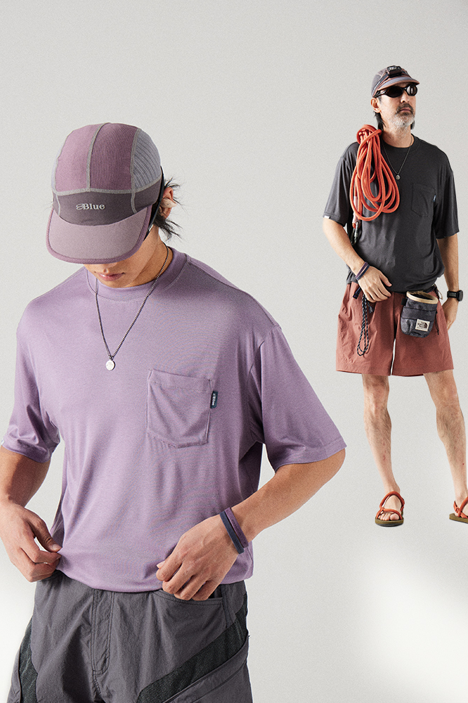 ウール ベーシックポケットTシャツ
