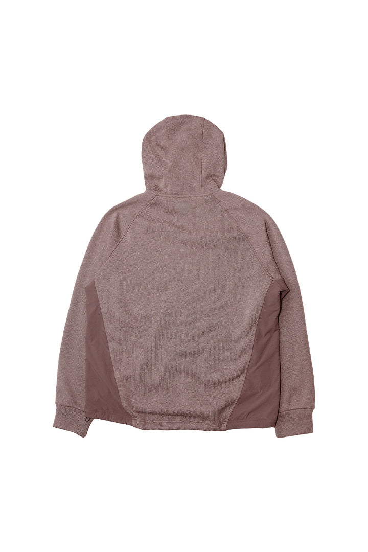 異素材パッチワークジップアップスウェット25BLJK022