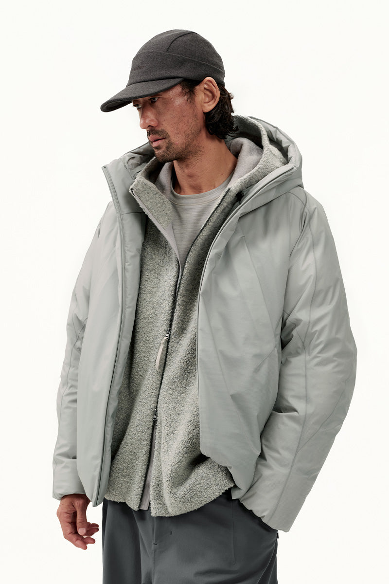 DryerDown 800FP Ultra-Lightweight Hooded Goose Down Jacket