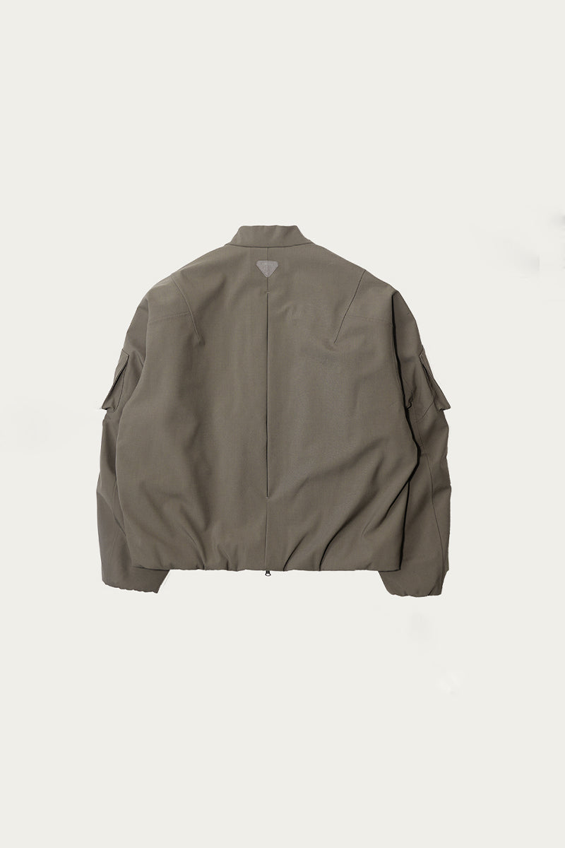 プリマロフトVネック撥水ウールジャケット25BLJK032