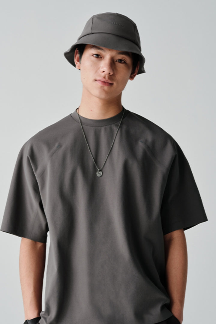 一枚裁ちシームレスUVカット速乾半袖TシャツNLBLDTX001