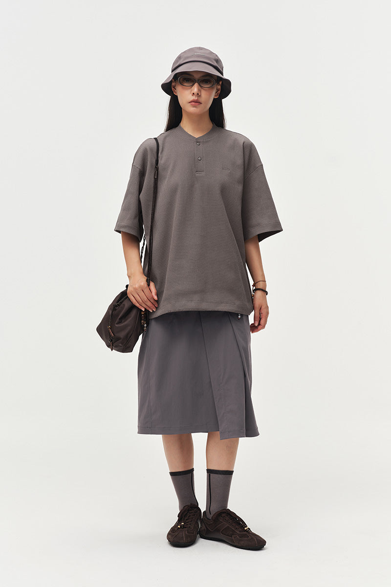SOLOTEXポロヘンリーネック半袖TシャツNLBLDTX050