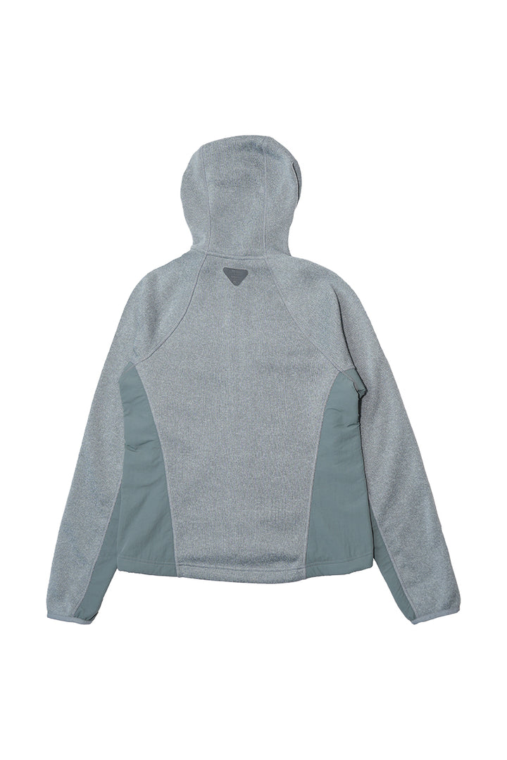 異素材パッチワークジップアップスウェットウイメンズ25BLJK028