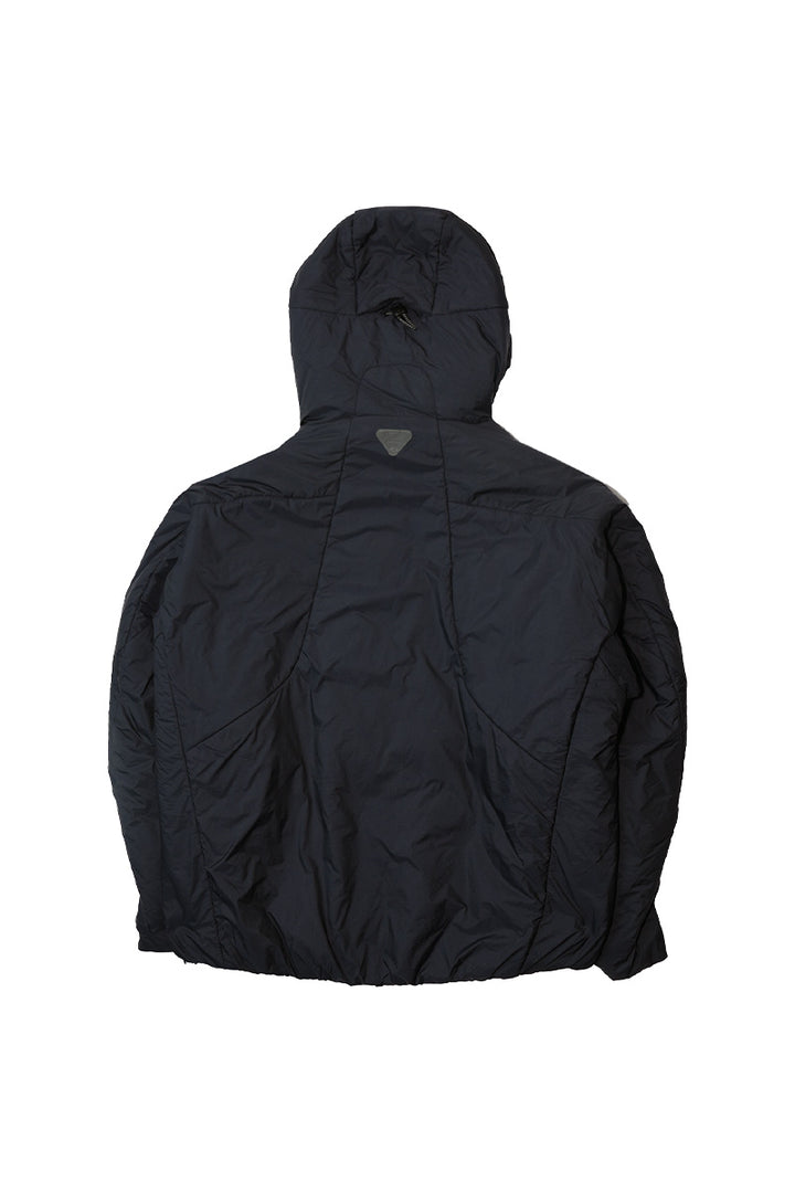 撥水加工付きフーデッド中綿ジャケット25BLMY003