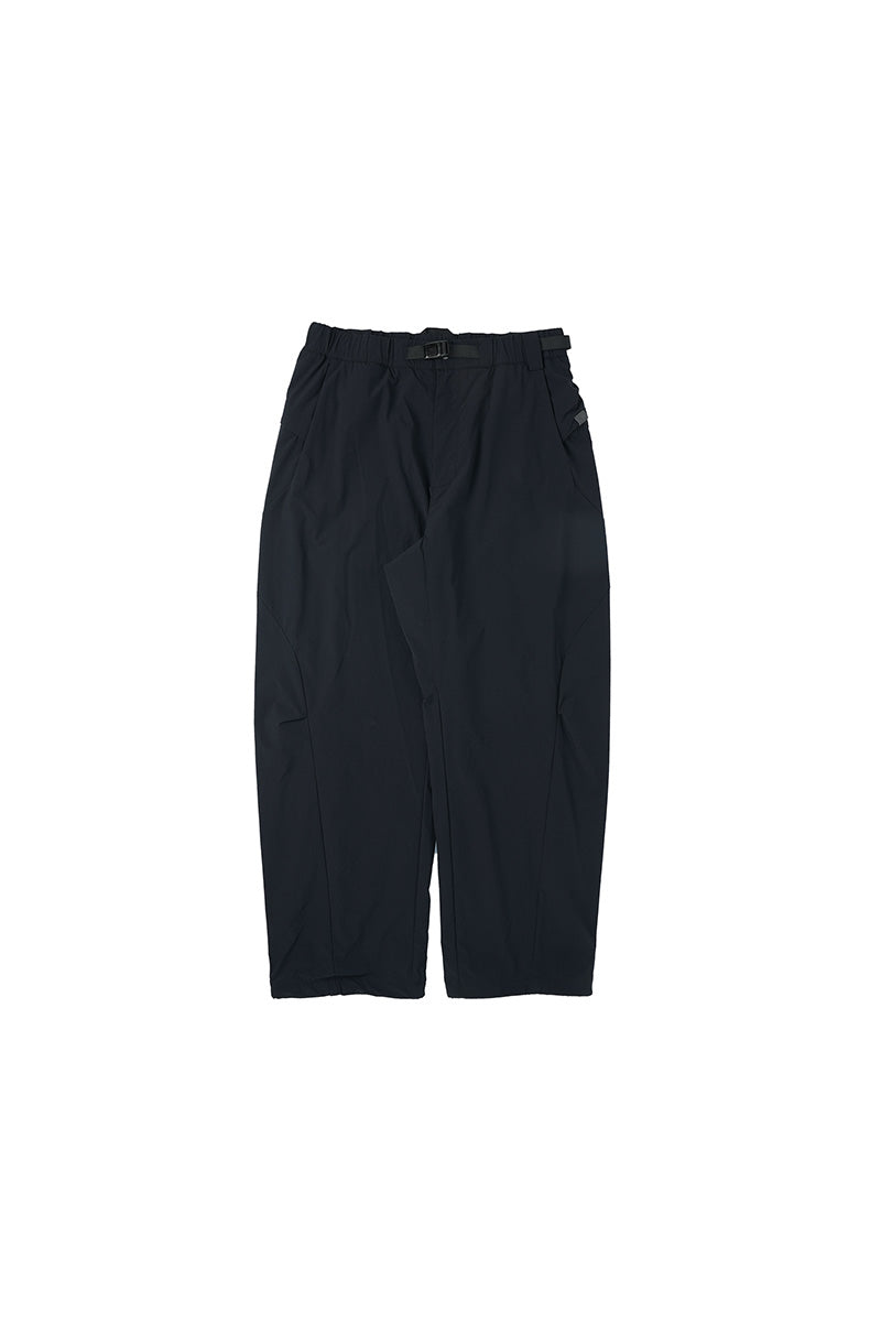 Octa オクタ アウトドア裏ボアストレートパンツ25BLCK026
