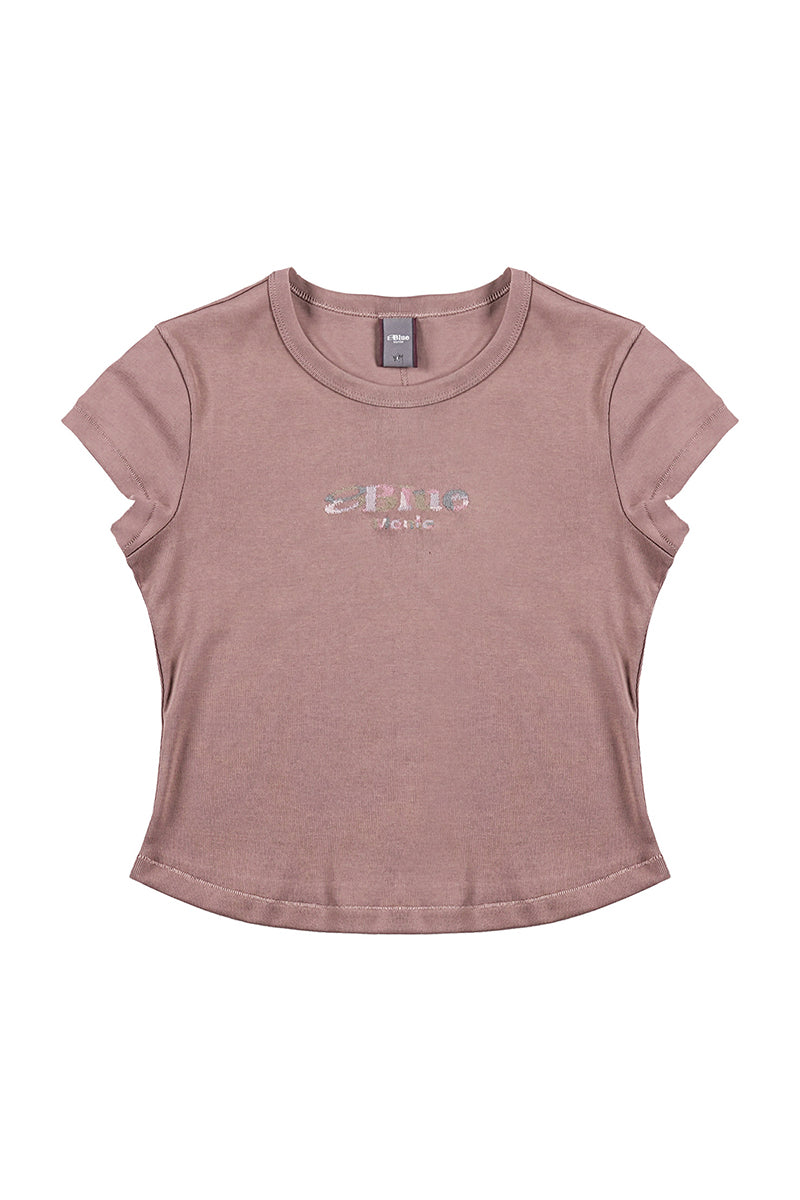 カラフル刺繍ロゴ半袖TシャツウィメンズNLBLDTX008