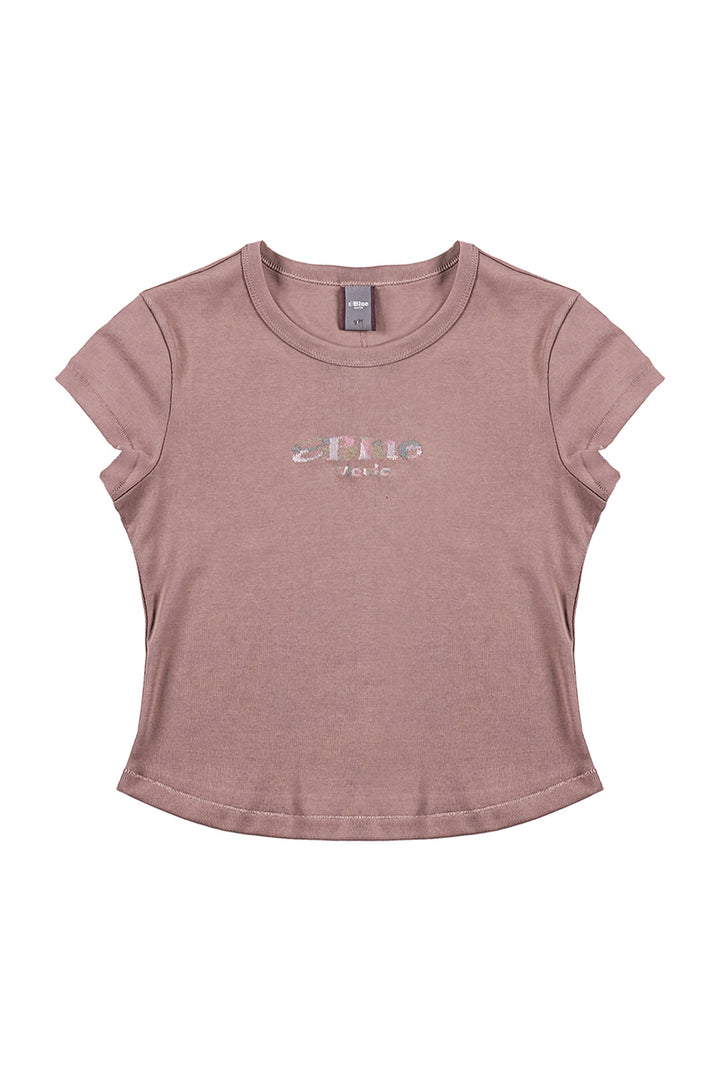 カラフル刺繍ロゴ半袖TシャツウィメンズNLBLDTX008