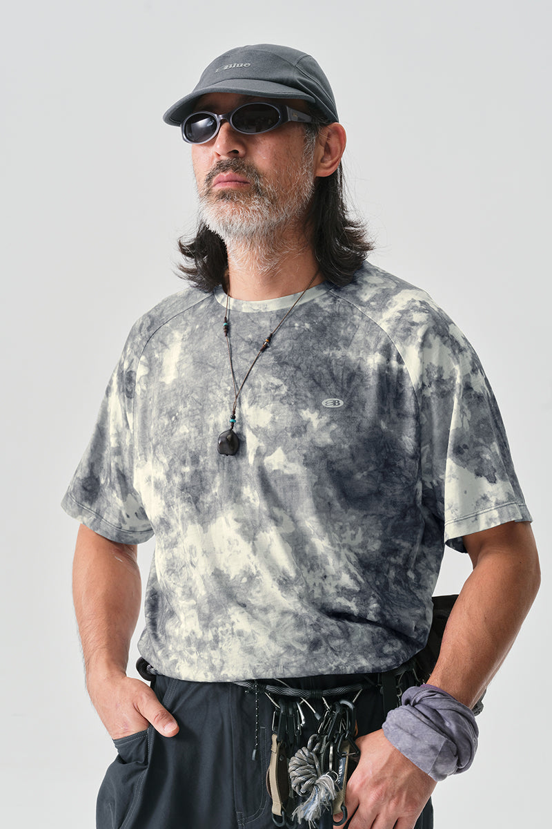 テナガザル柄メリノウール半袖TシャツNLBLDTX041