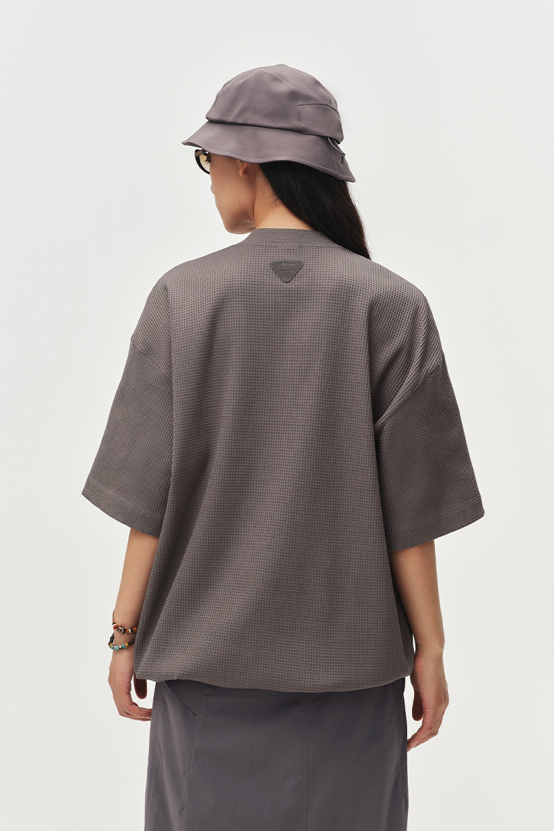 SOLOTEXポロヘンリーネック半袖TシャツNLBLDTX050