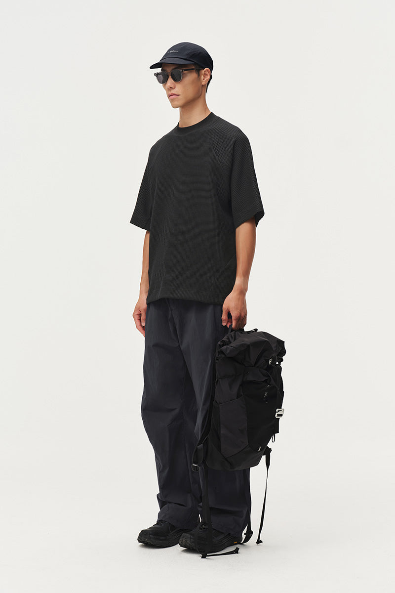 ワッフルウール半袖TシャツNLBLDTX045