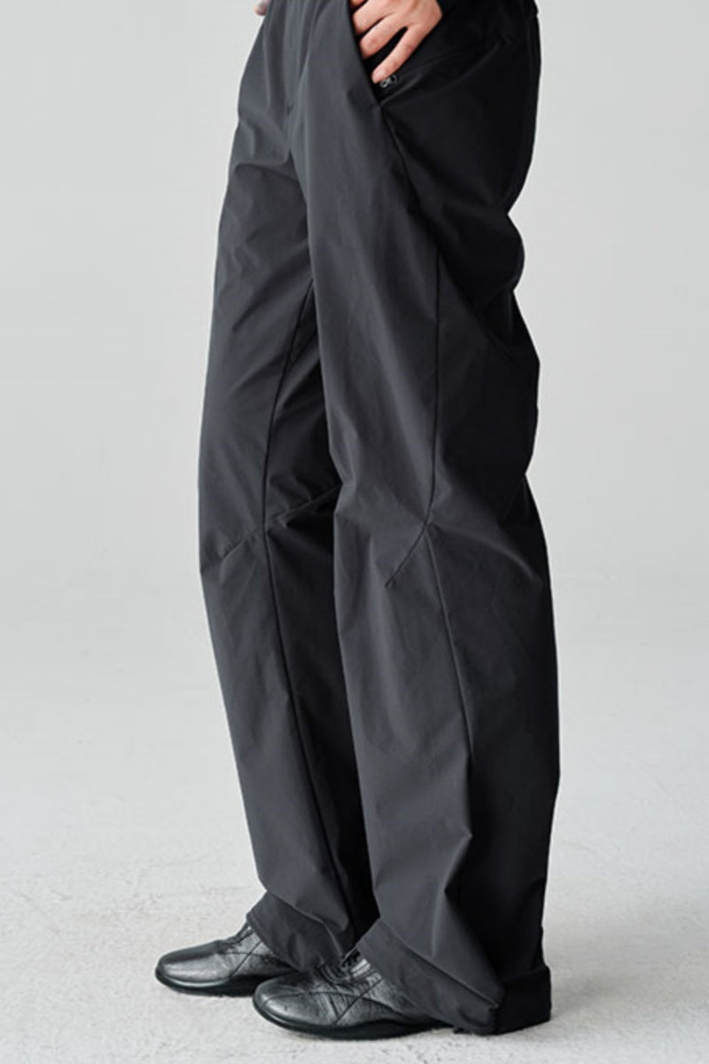 SOLOTEXスリムフレアパンツウィメンズNLBLACK009