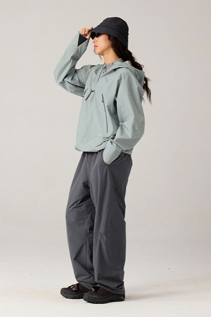 調節可能なフード付きハードシェルジャケット25BLCY005