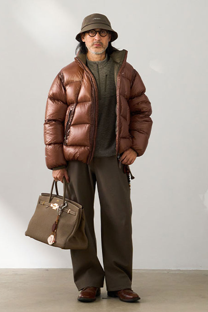 ショートスタンドカラーダウンジャケット25BLYR003