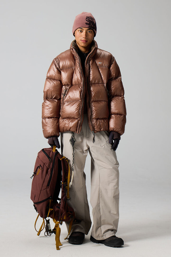 ショートスタンドカラーダウンジャケット25BLYR003