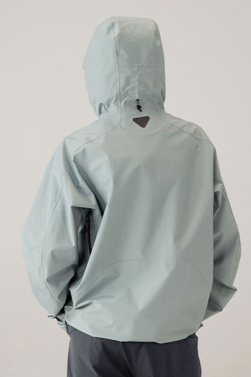 調節可能なフード付きハードシェルジャケット25BLCY005