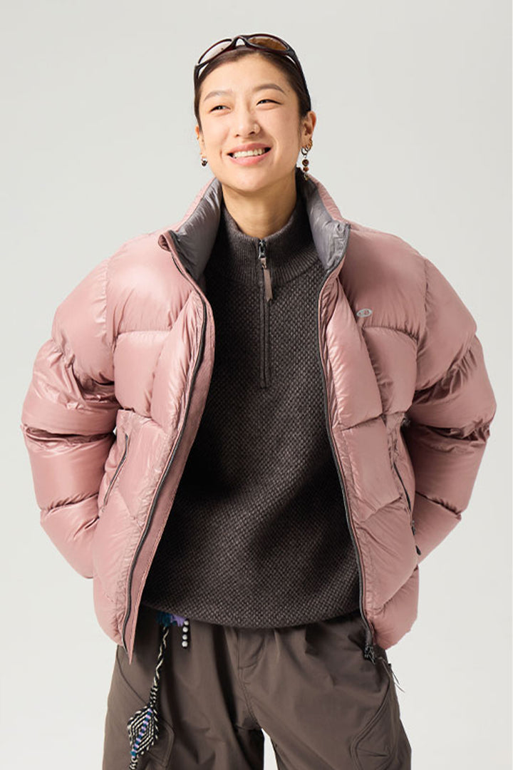 スタンドカラー軽量ダウンジャケット25BLYR002