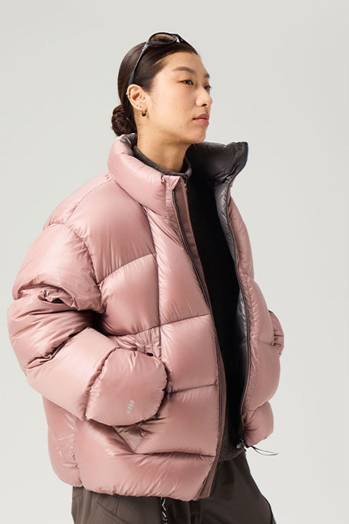 スタンドカラー軽量ダウンジャケット25BLYR002