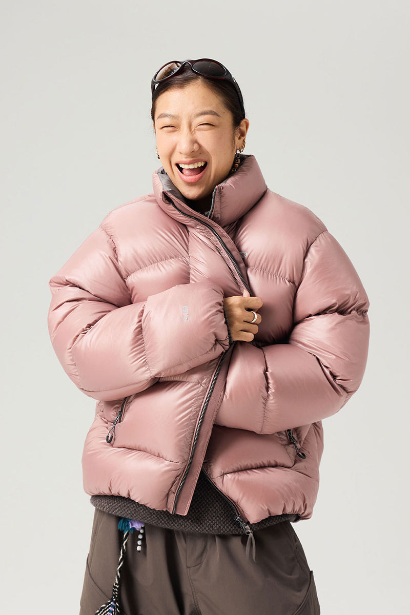 スタンドカラー軽量ダウンジャケット25BLYR002