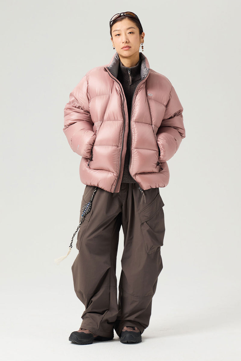 スタンドカラー軽量ダウンジャケット25BLYR002