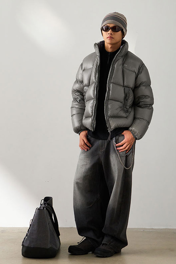 ショートスタンドカラーダウンジャケット25BLYR003