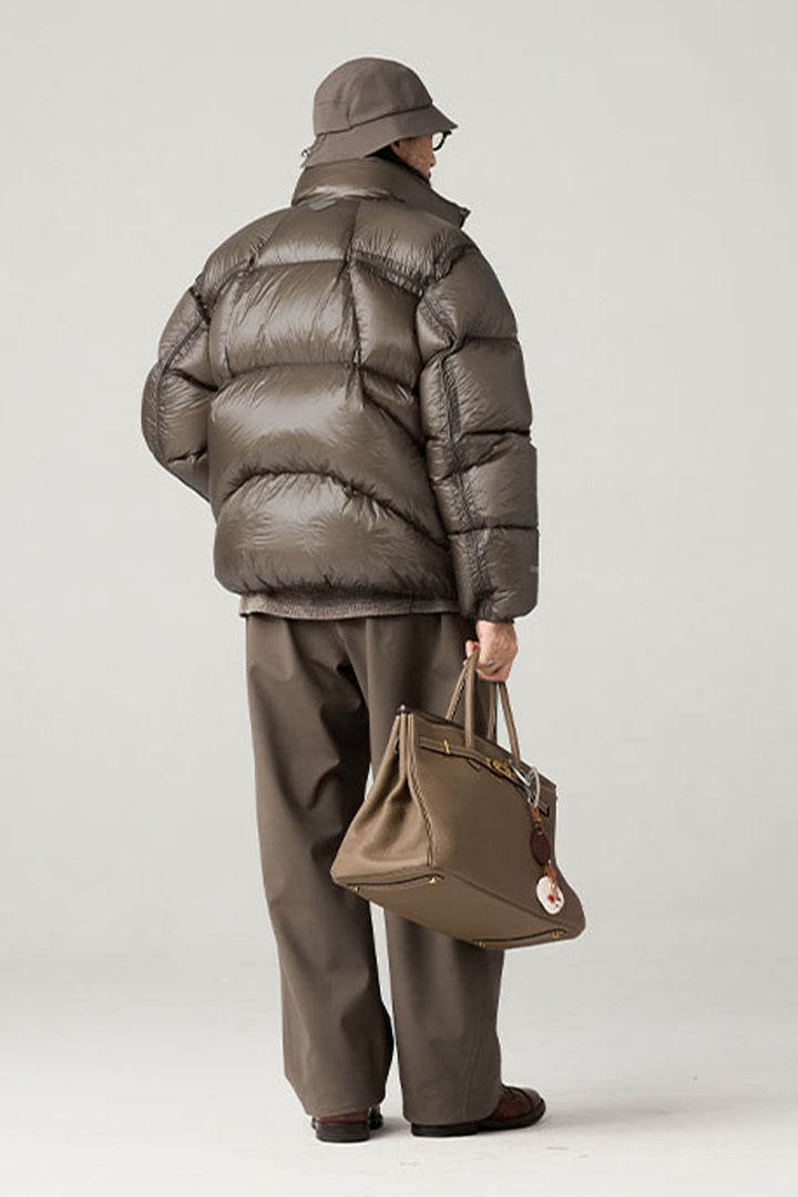 スタンドカラー軽量ダウンジャケット25BLYR002