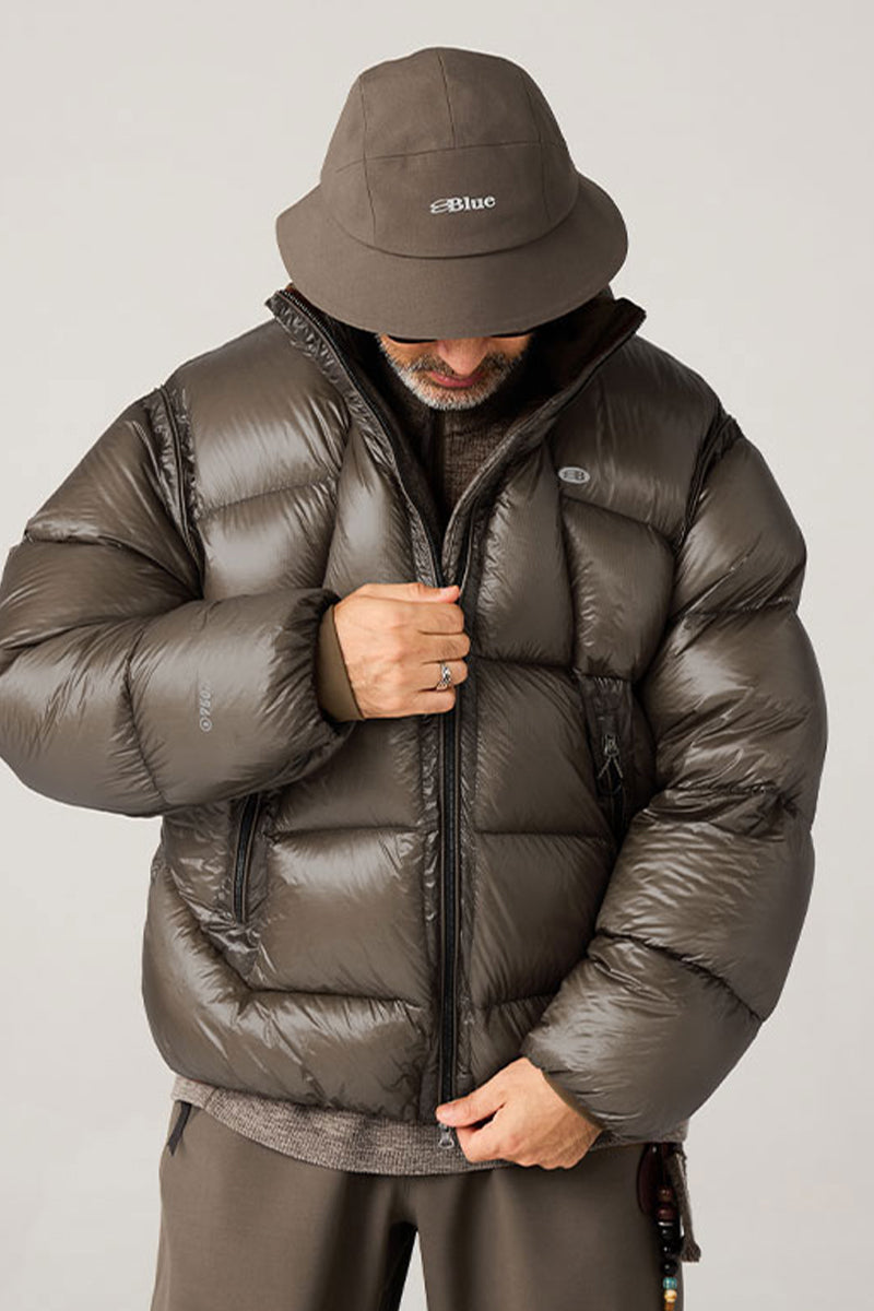 スタンドカラー軽量ダウンジャケット25BLYR002