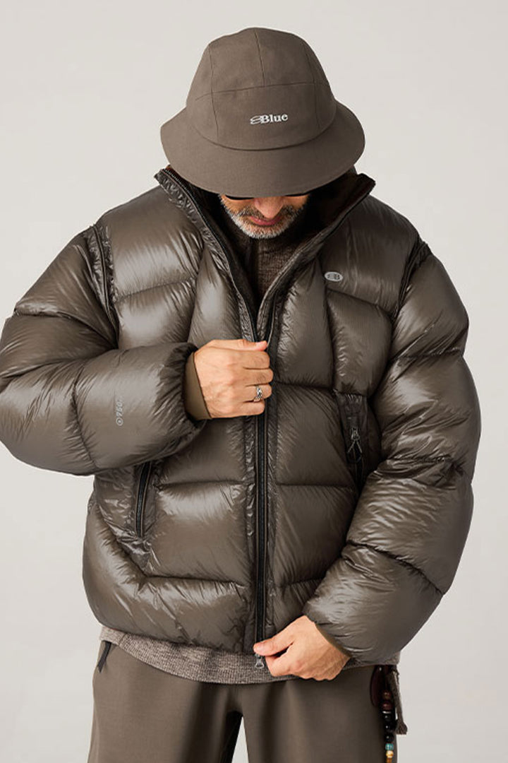 スタンドカラー軽量ダウンジャケット25BLYR002