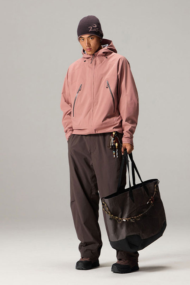 調節可能なフード付きハードシェルジャケット25BLCY005