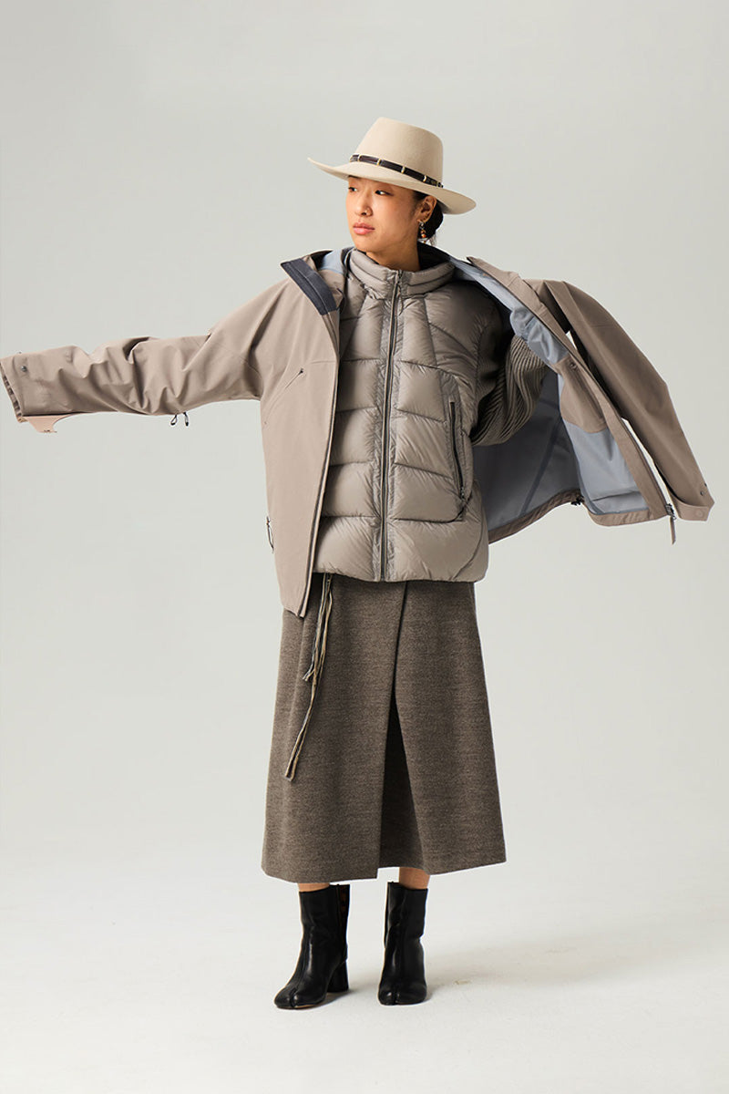 ダウンインナー付きハードシェルセット25BLCY007