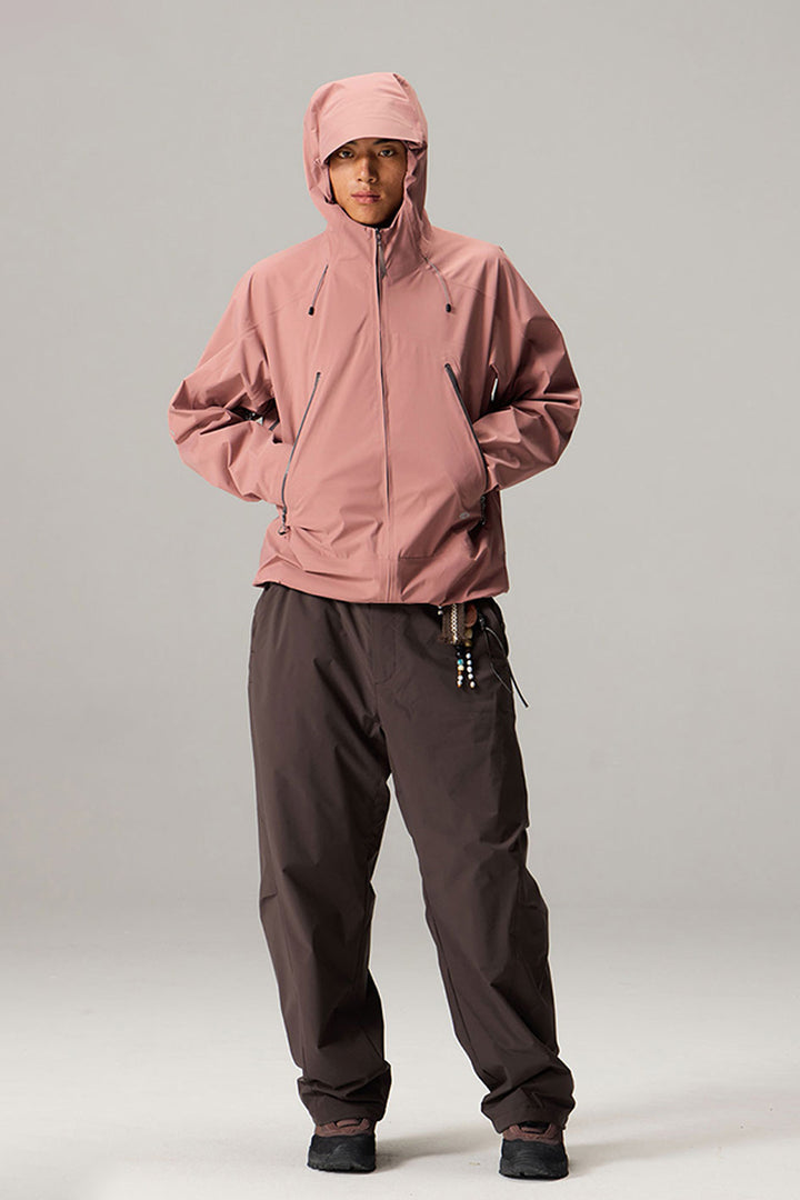 調節可能なフード付きハードシェルジャケット25BLCY005