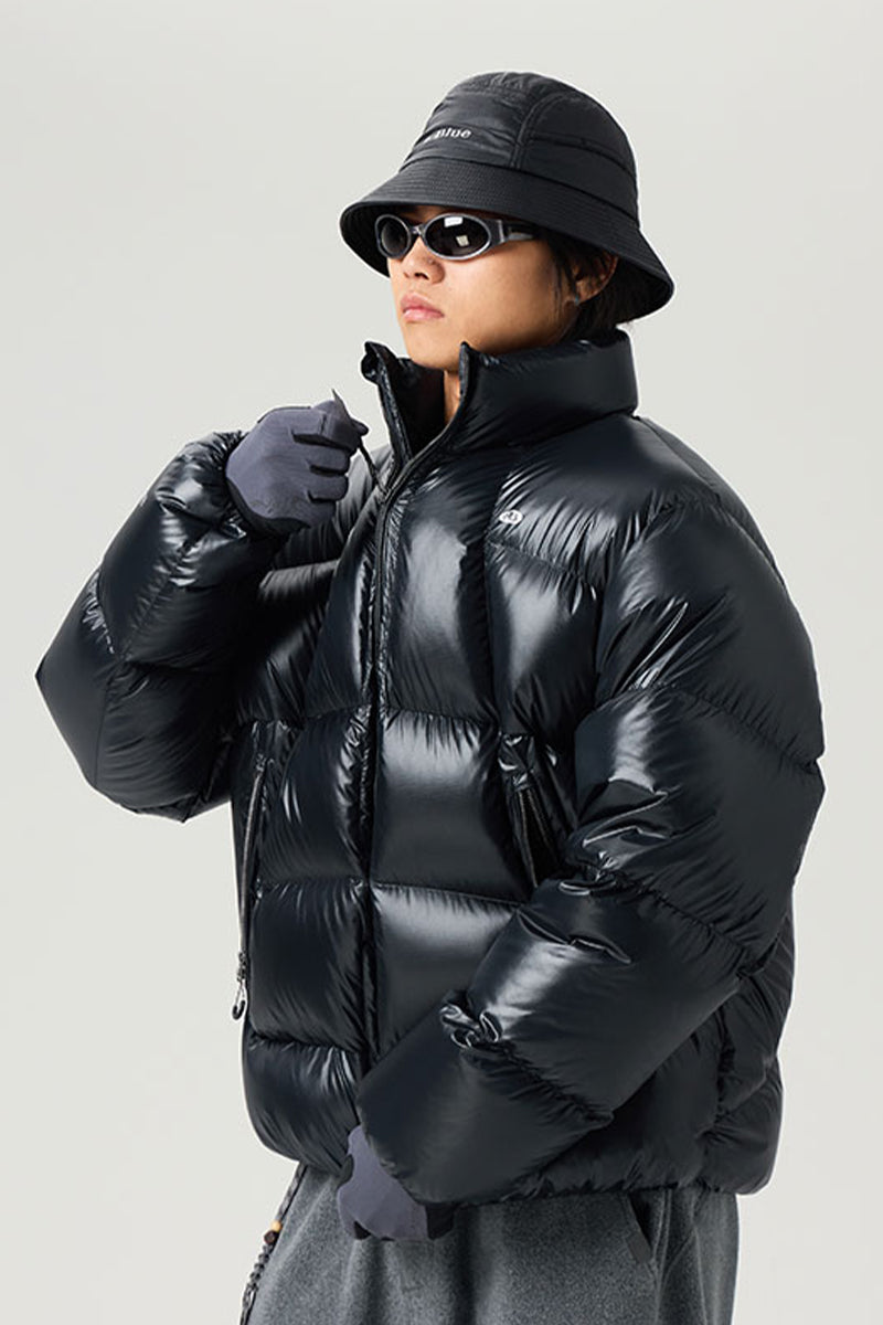 スタンドカラー軽量ダウンジャケット25BLYR002