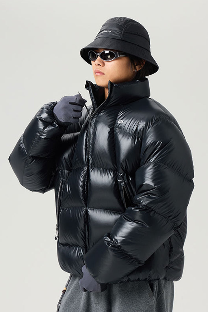 スタンドカラー軽量ダウンジャケット25BLYR002