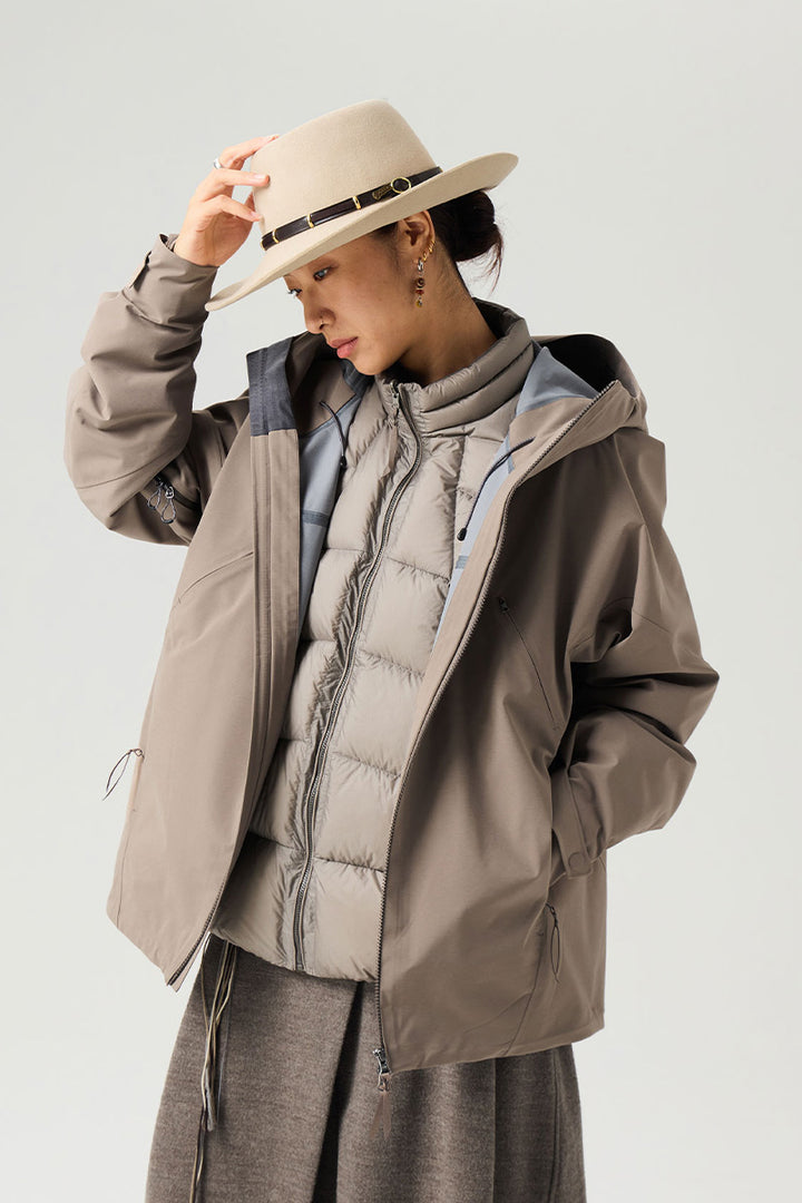 ダウンインナー付きハードシェルセット25BLCY007