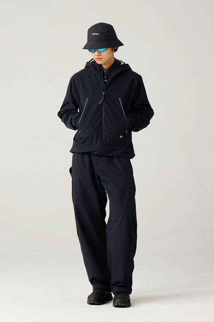 調節可能なフード付きハードシェルジャケット25BLCY005