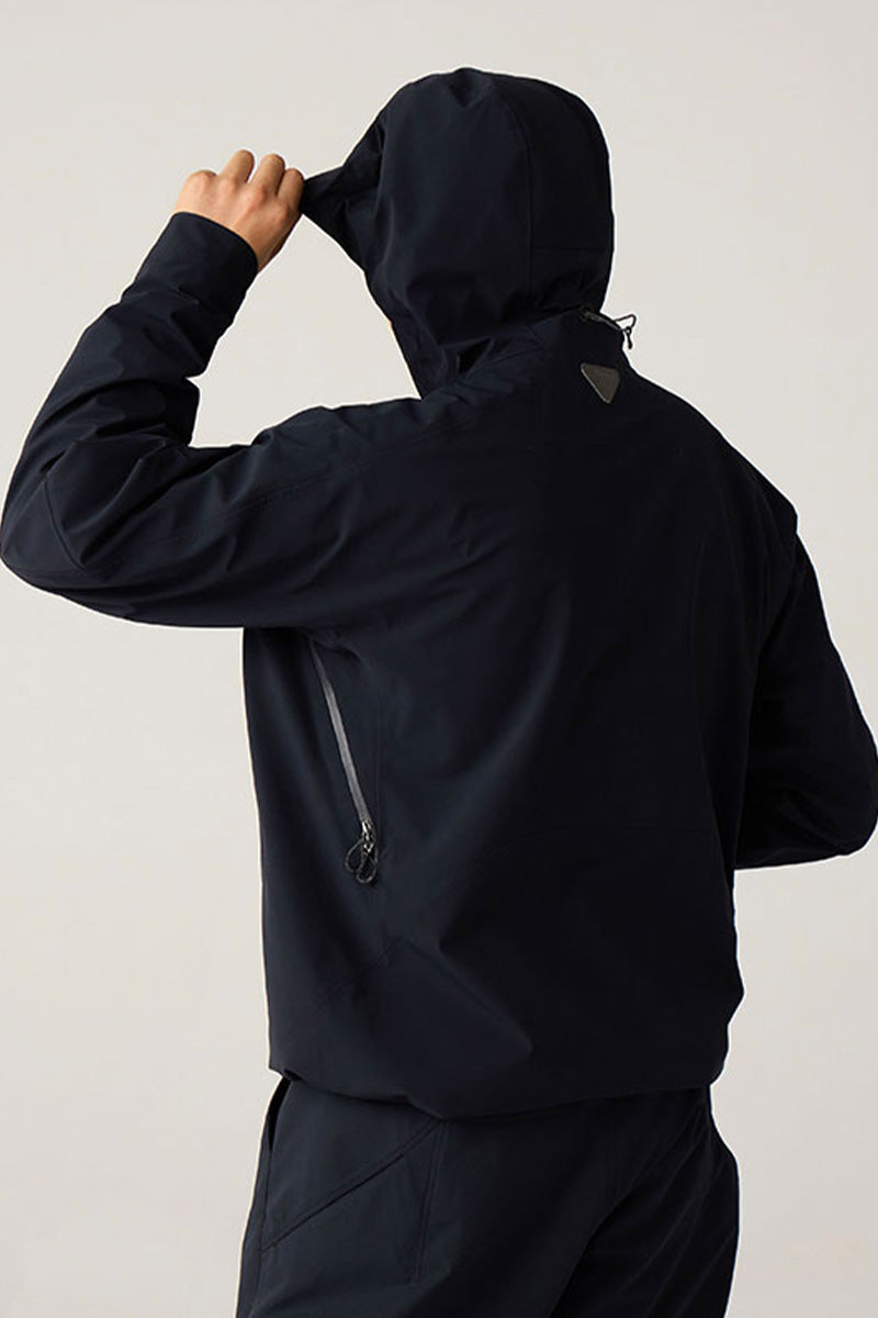 調節可能なフード付きハードシェルジャケット25BLCY005