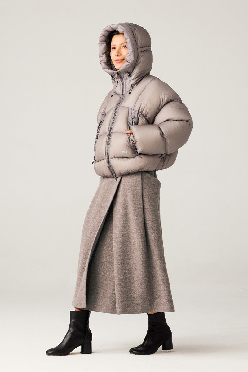 フード付きダウンジャケットウイメンズ25BLYR001