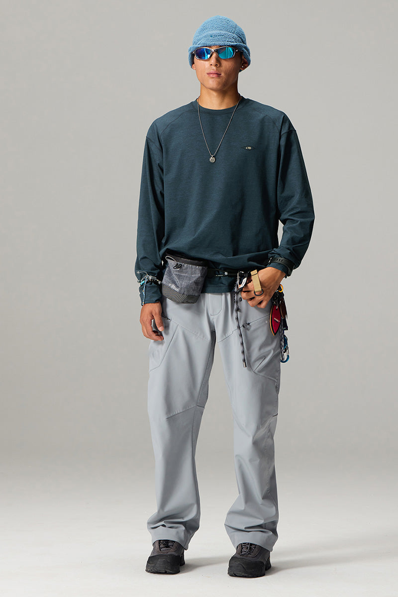 モイスチャーウィッキング長袖Tシャツ25BLCT020