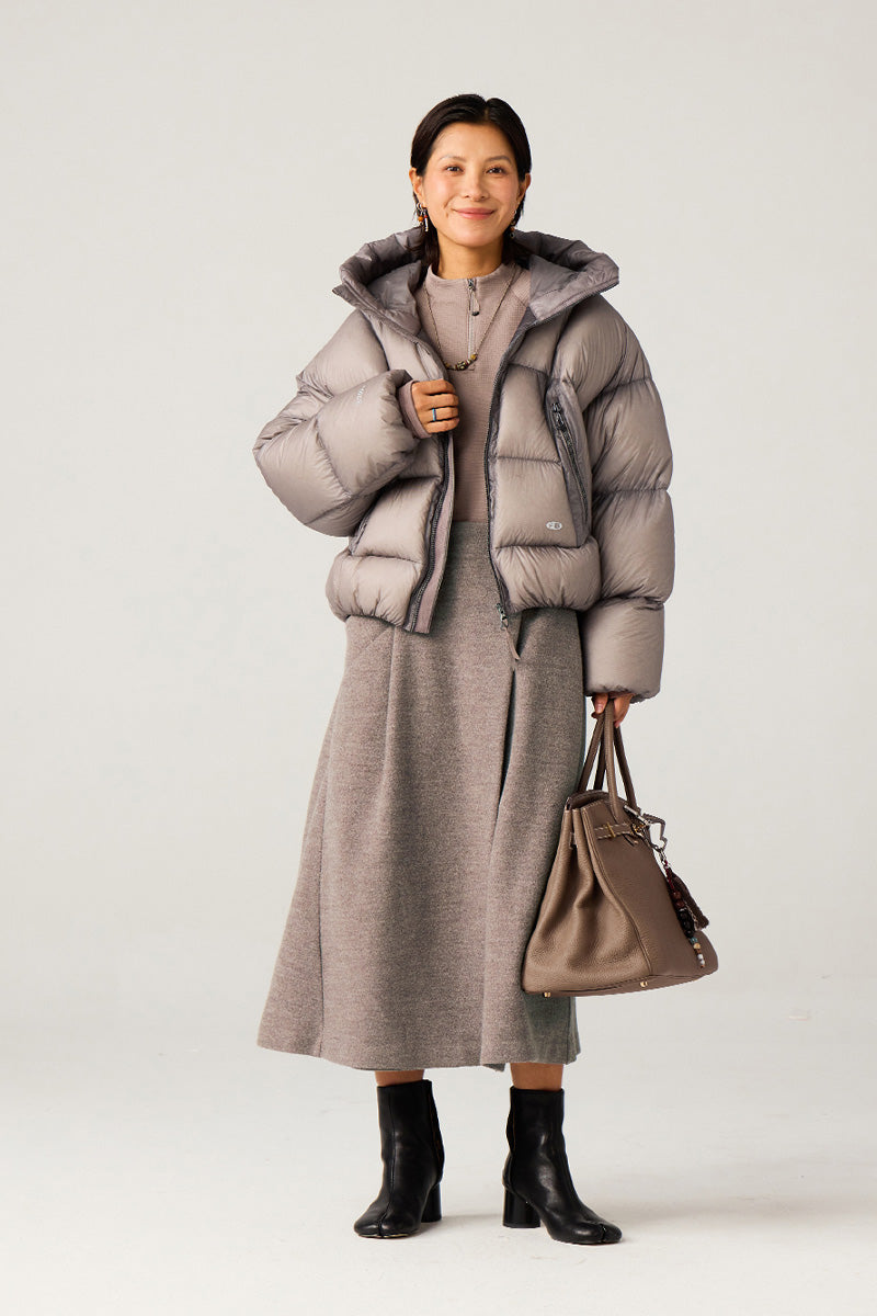 フード付きダウンジャケットウイメンズ25BLYR001