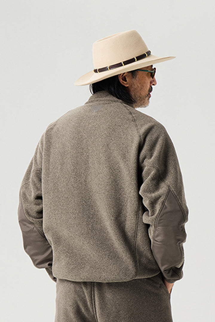 ハーフボタンフリースTシャツ25BLWY019