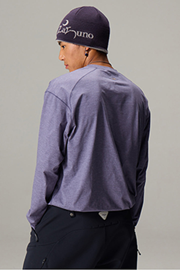 リフレクタープリントクルーネックTシャツ25BLCT018