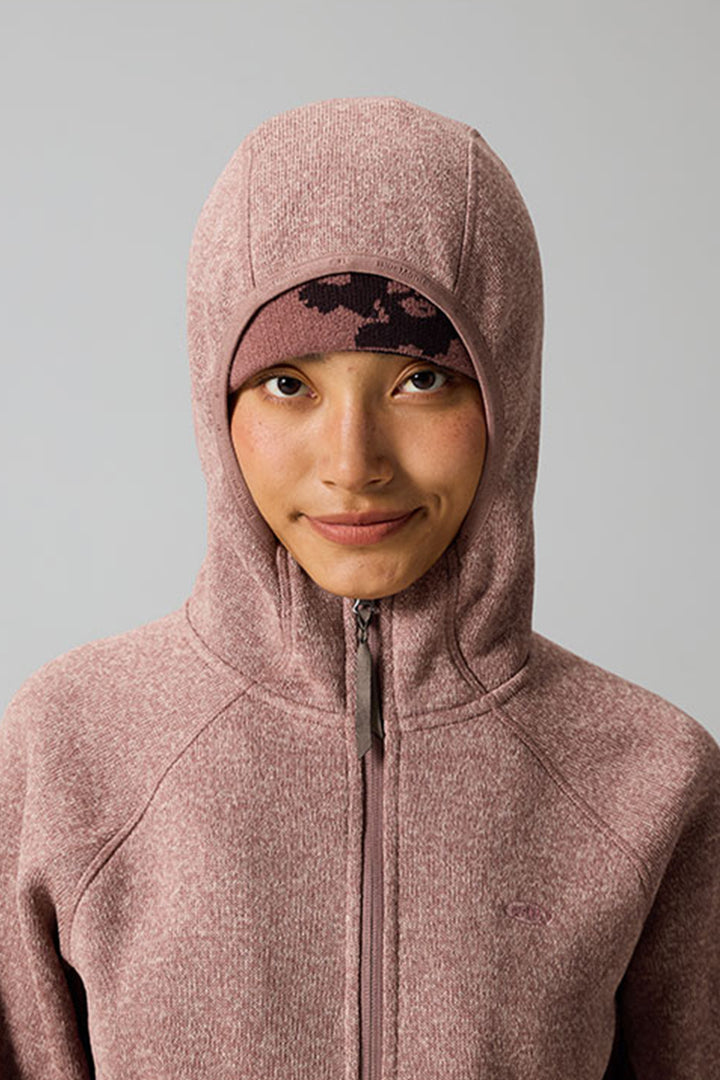 異素材パッチワークジップアップスウェットウイメンズ25BLJK028