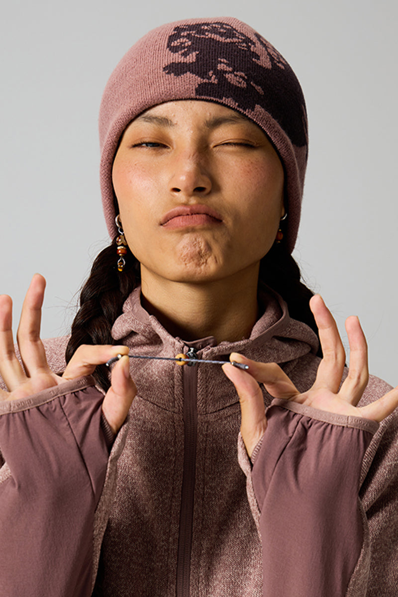 異素材パッチワークジップアップスウェットウイメンズ25BLJK028