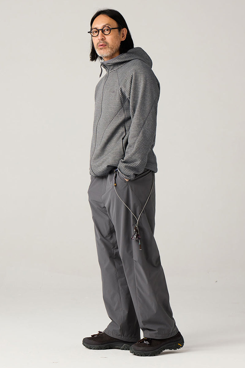 メリノウールブレンドフーデッドパーカー25BLWY020